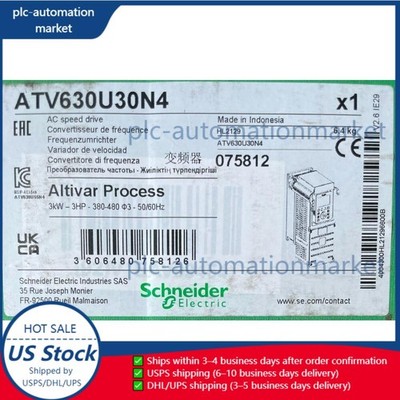 SCHNEIDER Electric ATV630U30N4 Converter 3KW 3HP Altivar Process ATV630 50/60Hz