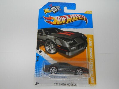 Hot Wheels 2012 New Models 1985 Chevrolet Camaro Iroc-Z Black (1