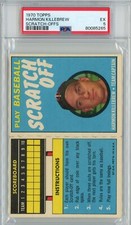 1971 Topps Scratch Offs Harmon Killebrew Minnesota Twins HOF MLB PSA 5 EX