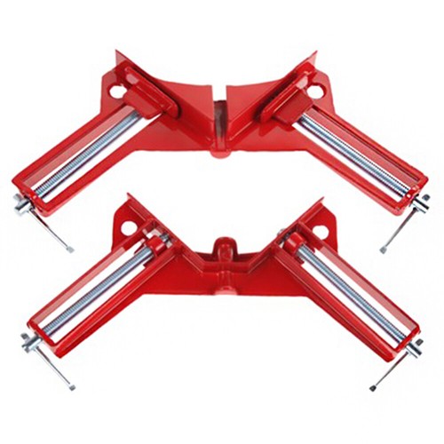 4PCS Metal Handle 90 Degree Right Angle Clamp Photo Frame Corner Holders Clip - 第 11/21 張圖片