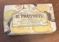 Nesti Dante Il Frutteto Energizing Soap - Citron  Bergamot 250g/8.8oz Bath SLIT