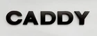 New Black 3D Self-adhesive Car Letters badge emblem sticker Spelling CADDY