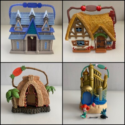 ALLE 4 Disney Animator s Mini Sammlung Konvolut Spielsets Moana Frozen Meerjungfrau