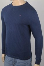 Tommy Hilfiger Navy Blue Crew Neck Cotton Sweater NWT