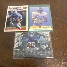 Barry Sanders 2024 Composite Grounded 1991 League Leaders & 92’ League Leaders 