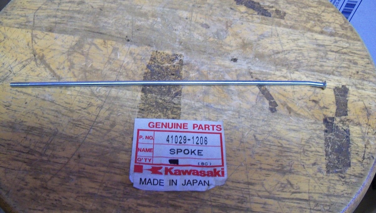 NOS OEM Kawasaki 228MMX Inner Front Spoke 1991-2000 KDX250 KLX650