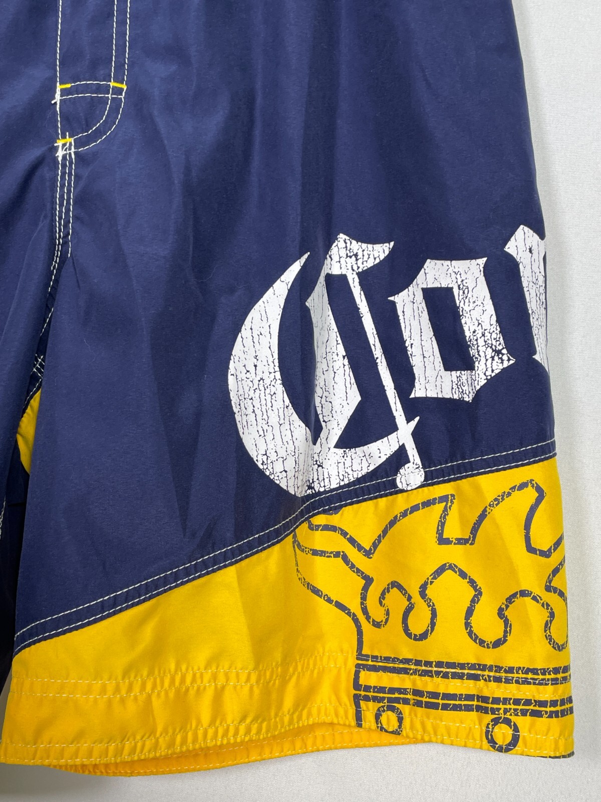 Corona Extra Lightweight Drawstring Navy/Yellow B… - image 4