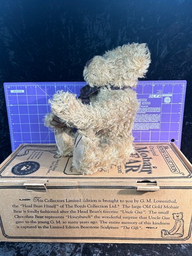 THE MOHAIR Bear Uncle Gus & Honey Bunch Edición Limitada 1997 con caja y certificado BONITO - Imagen 12 de 19