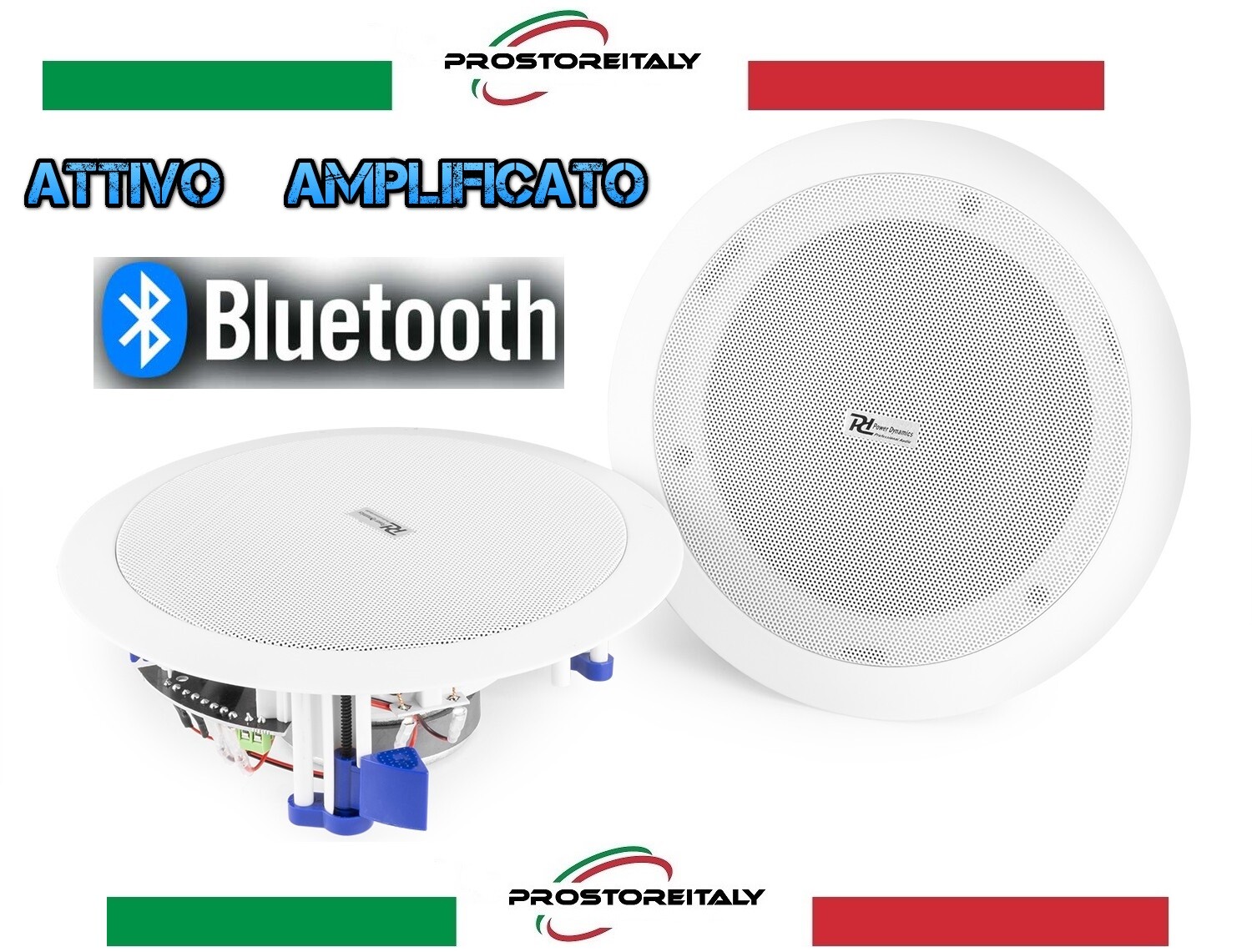 Casse Bluetooth Incasso Soffitto 160W MAX - Design Invisibile Casa