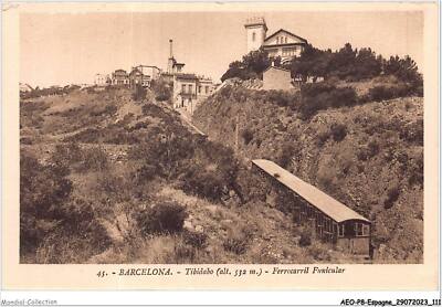 AEOP8-SPAIN-0647 - BARCELONA - TIBIDABO - ALT 532 M - FUNICULAR RAILWAY