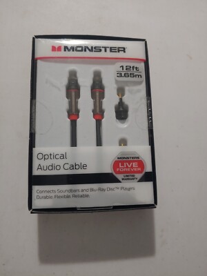 Monster WM DFO-12 140877-00 Digital Fiber Optic Audio GA