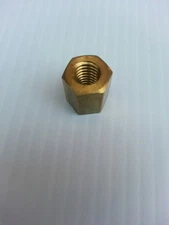 3/8-16 x 5/8" Long Solid Brass Hex Coupling Nut Standoff