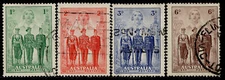 AUSTRALIA GVI SG196-199, 1940 Imperial forces set, USED. Cat £40.