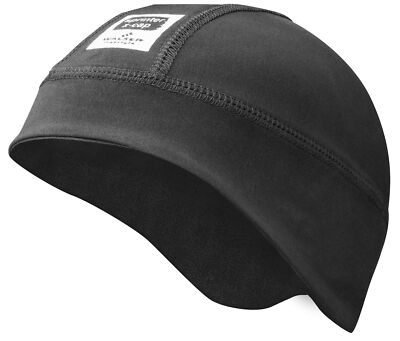 Untermütze, Fleece Mütze Skihelm, Unterziehmütze Fahrradhelm, Skimütze schwarz