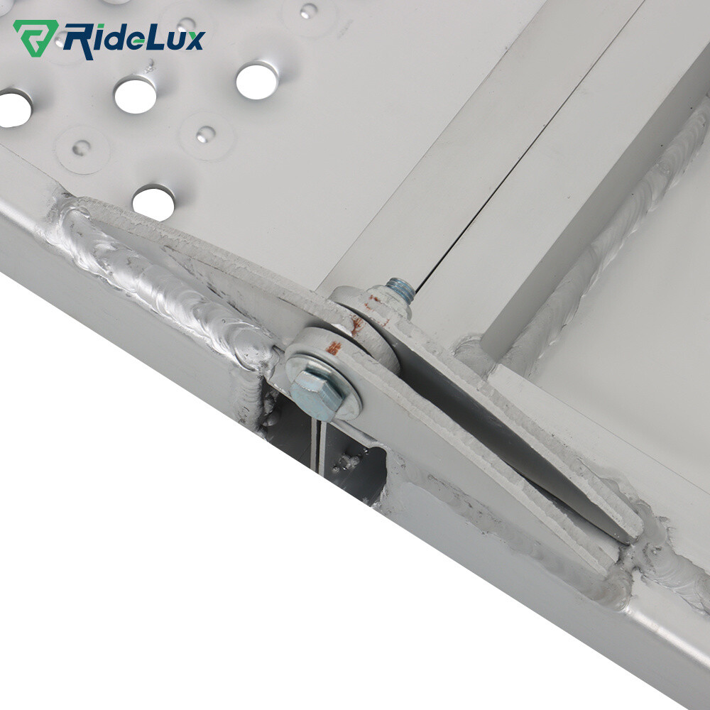 Motorcycle Aluminum Folding Loading Ramp 600 lbs ATV UTV Tractors Quads 76"×8.3"