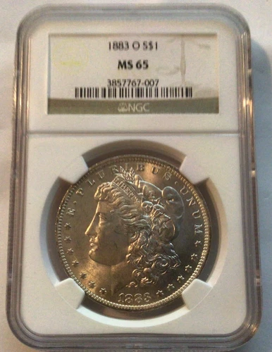 1883 O morgan silver Dollar NGC Graded MS65 Beautiful Coin, Art , History 🪙
