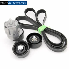 Serpentine Belt Tensioner Pulley Kit for 2006 2007-2010 Sonata Optima Rondo 2.4L