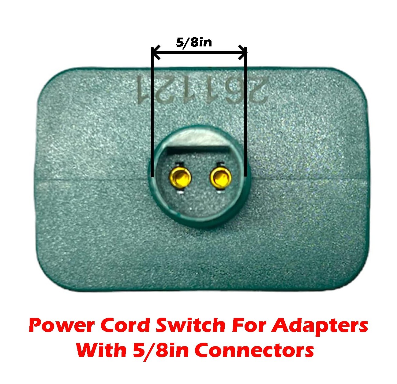 New Power Cord Foot Switch Christmas Tree Lights Raintight 5/8 in Plug