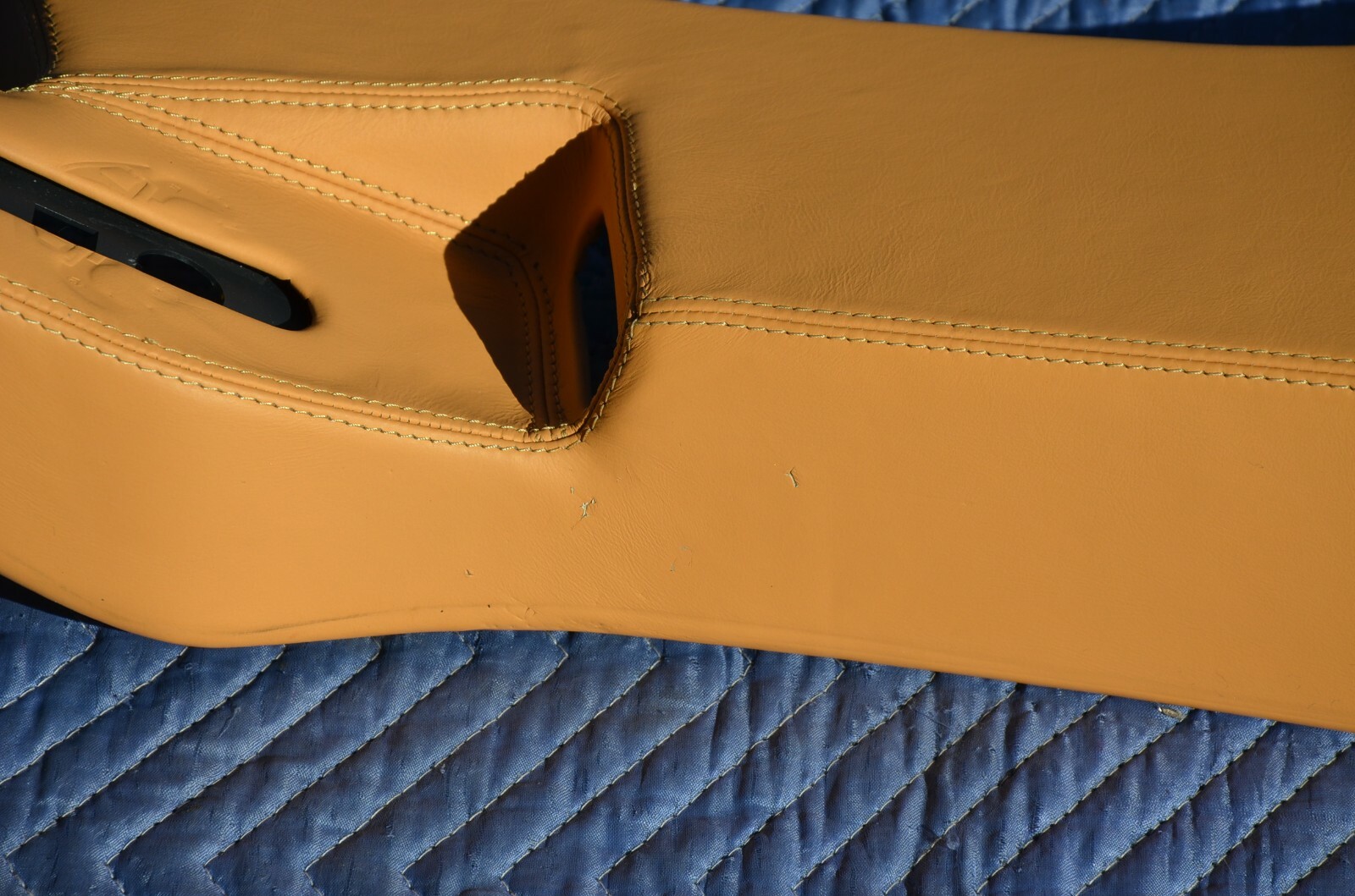 Ferrari 360 Right Center B-Pillar Column Cover Trim Panel Lining Beige-Tan OEM