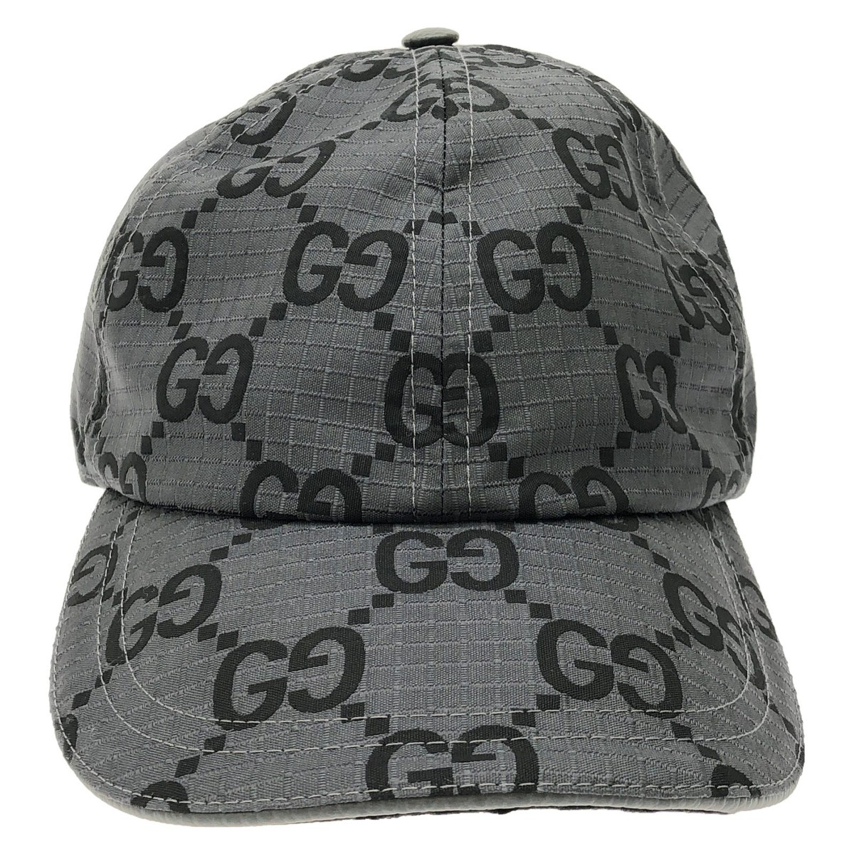 帽子 GUCCI GG canvas baseball hat in blue and grey | GUCCI® US