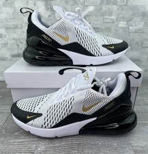 nike air max 270 white metallic gold black