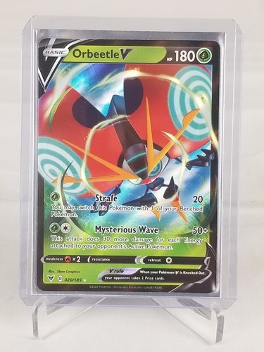 Orbeetle V Holo #20 Pokemon Card 2020