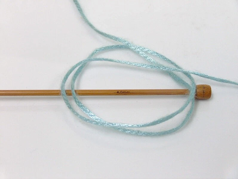 Rock Star #64463 Mint Metallic Sheen Soft Nylon Merino Wool Yarn 50gr 125yds - Image 3 of 3