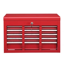 Steel Maintenance Tool Cart Cabinet 5 Drawers with Lock 330lb Red