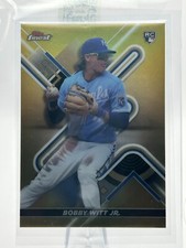 BOBBY WITT JR 2022 TOPPS FINEST GOLD REFRACTOR 10/50 ROOKIE RC JC