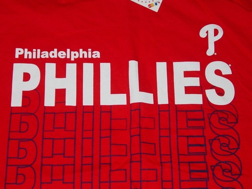Official MLB Philadelphia PHILLIES Baseball T-Shirt NEW sz..... XLarge XL - Picture 5 of 6