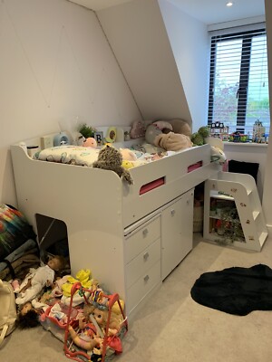 Ultimate Storage Mid Sleeper Bed Frame White buyer need to