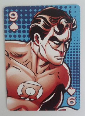 DC Comics Green Lantern Playing Card 9 Spades