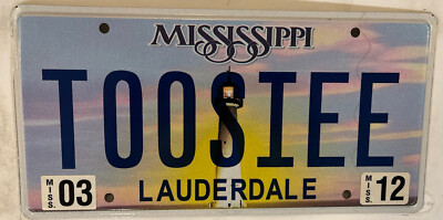 Vanity TOOSIE TOOTSIE license plate Rapper Slide Drake Roll