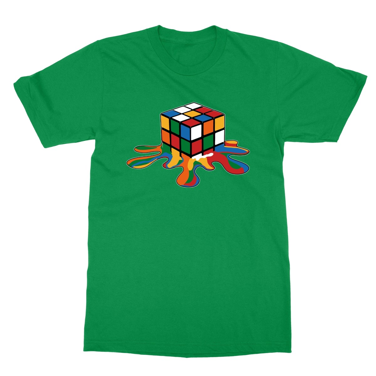 MELTING RUBIK CUBE, Sheldon Cooper The Big Bang Theory Unisex Tee