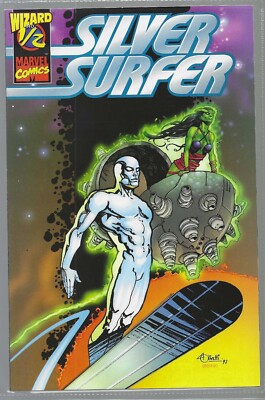WIZARD 1/2 SILVER SURFER 1998 MARVEL COMIC BOOK W/COA IN THE ORIGINAL MAILER