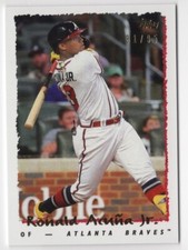 Ronald Acuna Jr 2021 Topps Transcendent Through The Years VIP Party Card 1995 95