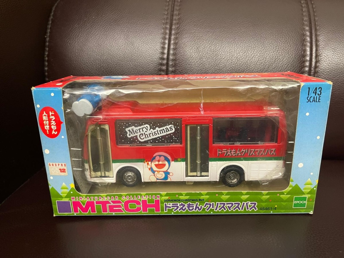 HINO MTECH ミニカーコレクション 1/43 RARE MTECH 1:43 Diecast Doraemon Hino Liesse Red Christmas Bus car