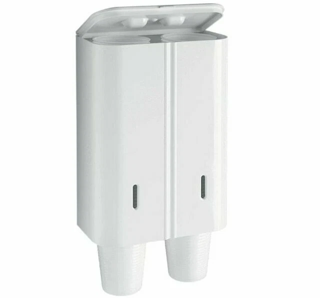 Bicchieri bianchi in plastica