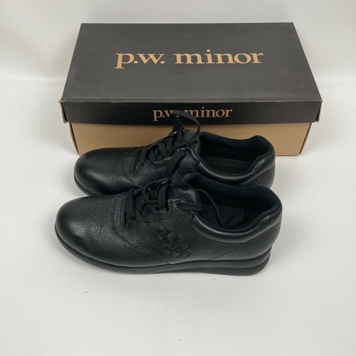 P.W. Minor Women's Leisure Black 10309 Orthopedic Diabetic Sz 9 M - Picture 2 of 5