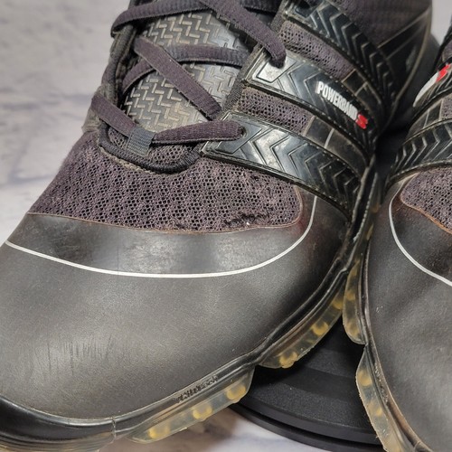 Adidas Powerband 3.0 Comfort Golf Spiked Athletic Comfort Shoes Sneaker Men Sz 9 - Picture 9 of 13
