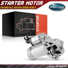 Starter Motor for Honda Pilot 2009-2014 Odyssey Acura TL V6 3.7L 3.5L 1.8KW 19T