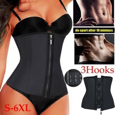 Damen Corsage Waist Trainer Bauchweg Taillenm...