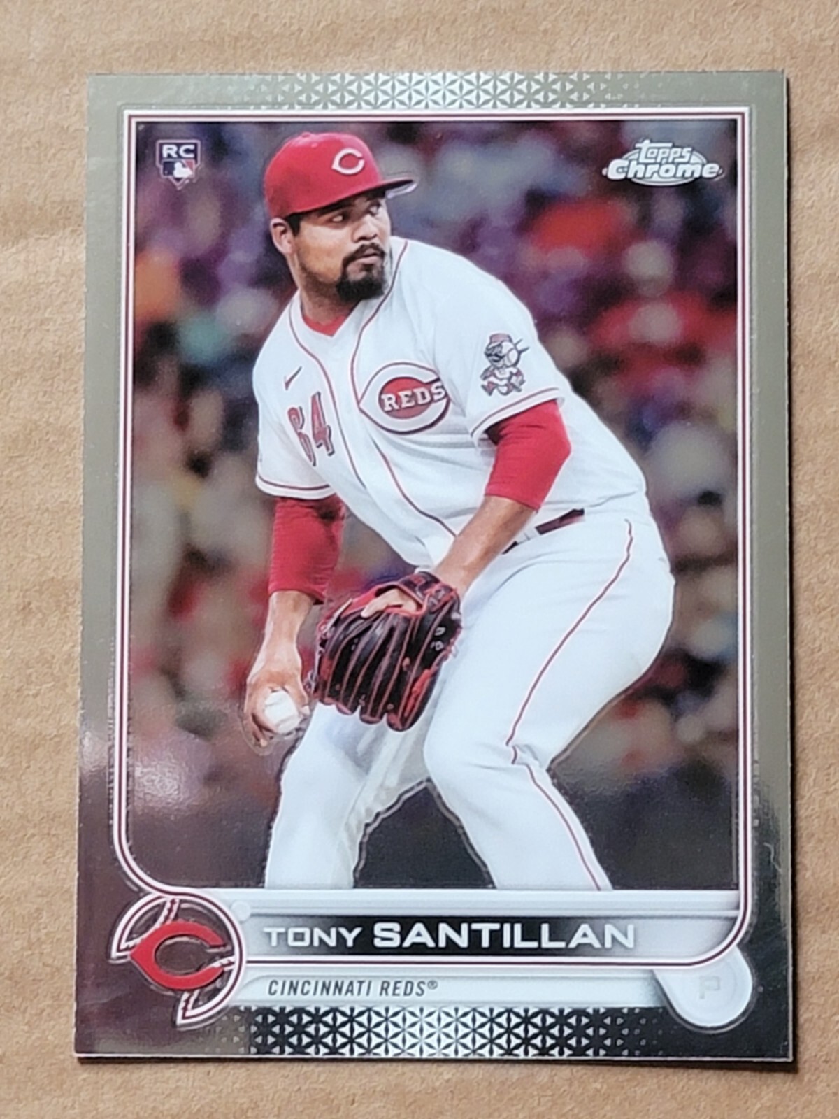 Tony Santillan 2022 Topps Chrome Rookie Baseball Card #193