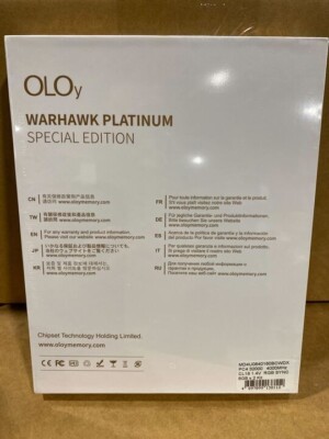 OLOy WARHAWK PLATINUM Special Edition RGB 16GB (2x8GB) DDR4