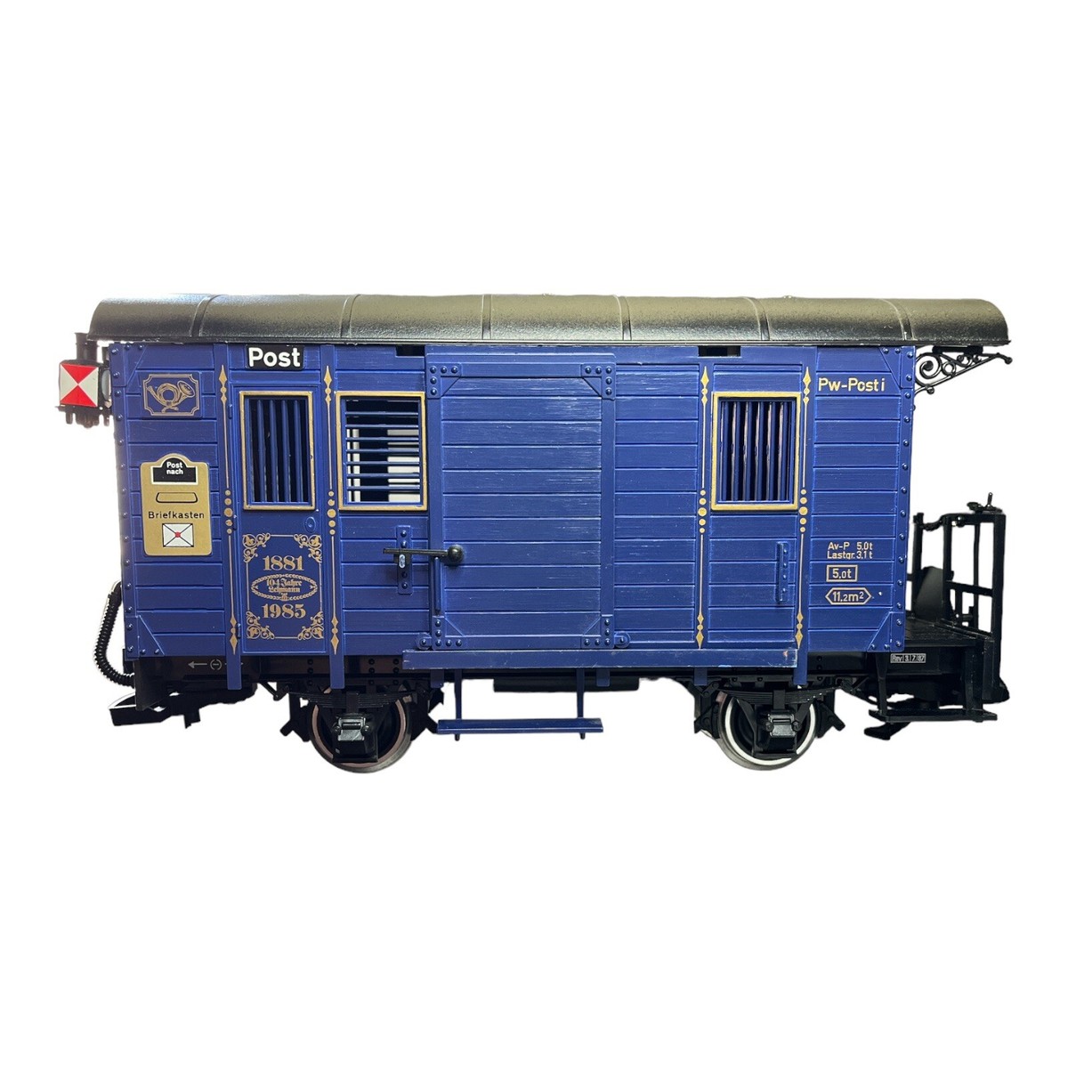 LGB 1985 Jahreswagen Postal Baggage Anniversary Car G Scale for