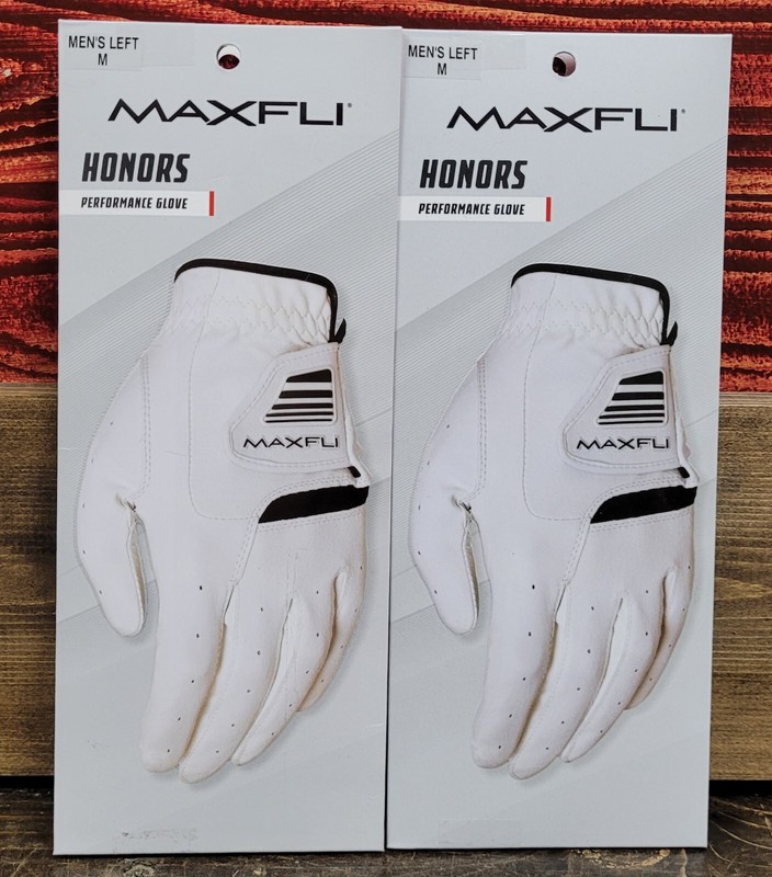 Maxfli Honors Golf Glove (M) (New) 2-Pack