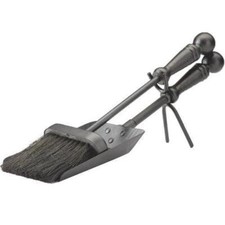 Inglenook Black Shovel and Brush Set 2 Piece Fire Companion Set FIRE99