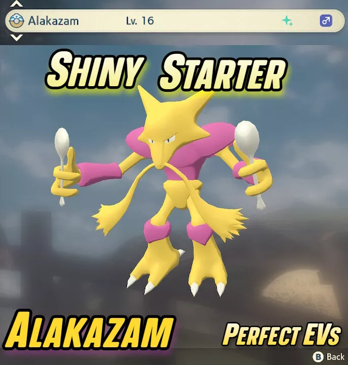 ALAKAZAM SHINY STARTER 🌟 Pokemon Legends: Arceus, EV Trained