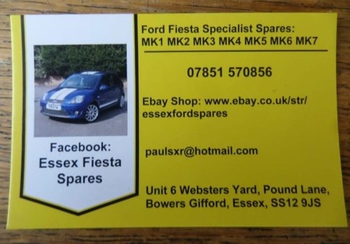 Ford Fiesta mk6 ZETEC S SILVER BREAKING SPARE side repeater PETROL ST 3 PFL - Picture 24 of 24