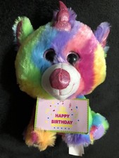 Hug Fun Toy Unicorn Stuffed Animal Plush 9  Colorful Multicolor Rainbow
